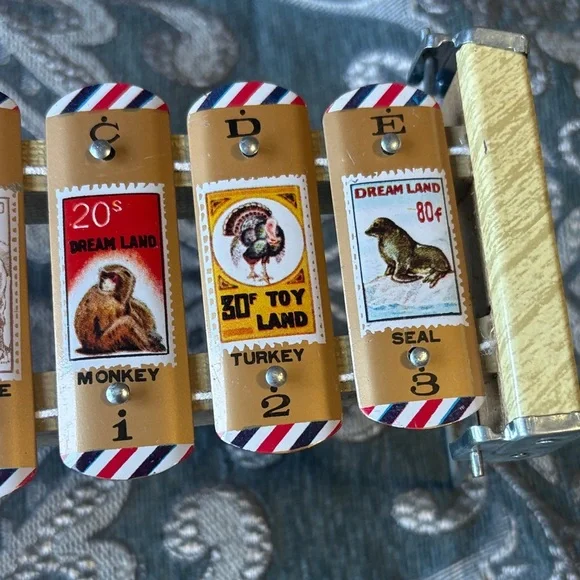 Vintage Animal Xylophone - Diamond Metallic Toy-Made in Japan - Picture 7 of 8